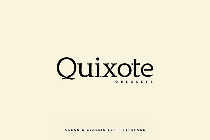 Quixote Obsolete Font